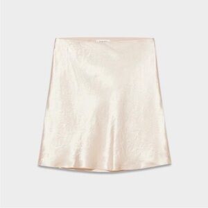 BABATON Women's New Slip Satin Mini Skirt In Denude